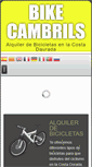 Mobile Screenshot of bikecambrils.com