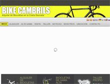 Tablet Screenshot of bikecambrils.com